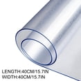 thumbnail image 3 of EGNMCR Tablecloths, Table Runner Transparent Floor Protector, 1.5 Mm Thick, PVC Non-slip Mat For Corridors, Vinyl Track Carpet, Easy To Clean (frosted Version) pvc mats, 3 of 3