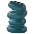 thumbnail image 1 of GUOOL Plastic Spiral Flower Vase Flower Arrangement Container for Wedding Centerpieces Dark Green, 1 of 9