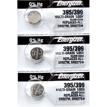 3 x Piles de Montre Energizer 395, SR927SW Ou 399