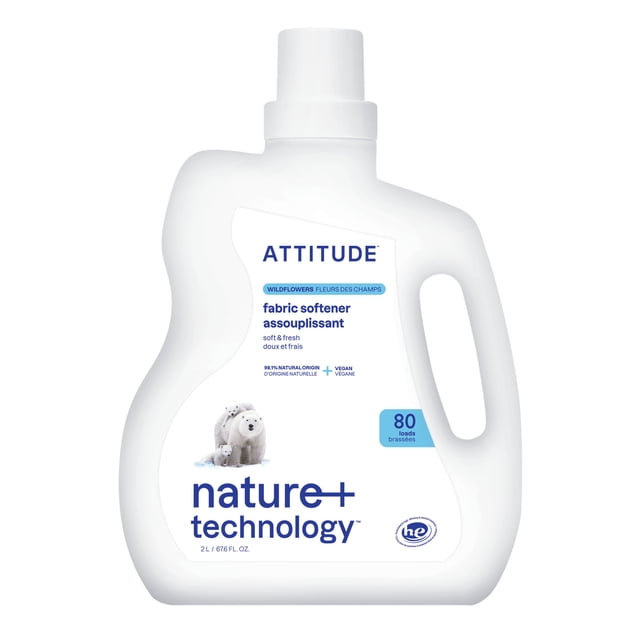 Attitude Fabric Softener Wildflowers (80 Loads) 2L