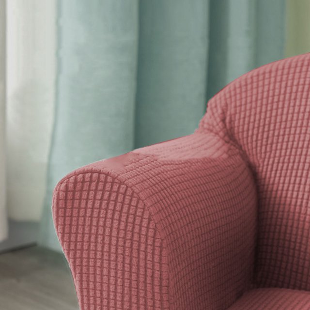 Ruiboury Stretch Chair Slipcovers Made With Polyester Full Protection Soft And Breathable Kids Sofa Cover light blue