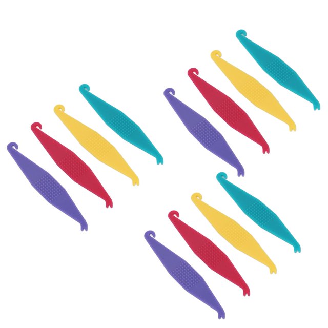 Disposable Plastic Orthodontic Elastic Placers, Durable 100Pcs Elastic Rubber Bands Placers Replacement Elastic Hook and Push Rod for Interdental Spaces