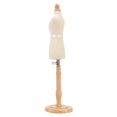 thumbnail image 3 of Dress Form, Insertable Pin Women Dress Form Small Beech Wood Durable  For Clothing Dress Display, 3 of 8