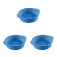 thumbnail image 3 of kurtrusly Mariage Fête Gâteau Restaurant Réutilisable Mousse Lavable Rond Moule Cuisine Gadget Accessoires Bleu 10 Pouces 3Set, 3 of 6