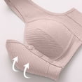 thumbnail image 4 of Full Coverage Bras for Women Bra Women Breathable No Underwire Bras Plus Size Front Closure Bralettes Comfort Full Coverage Hide Back Bras, 4 of 5