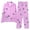 K, variant on RKSTN Womens Pajama Sets Lightweight Floral Printed Casual Long Sleeve Tops with Loose Long Pants Two Piece Pajamas Set