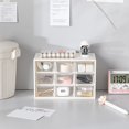 thumbnail image 4 of Binwennn under Bed Organizer Cloth for Storage Clear Closet Storage Proof Jiugongge Small Drawer Jewelry Storage Dormitory Desktop Stationery Jewelry Hand Account Storage, 4 of 7