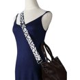thumbnail image 2 of SURJDE Crossbody Strap for Purses Replacement Adjustable Guitar Multicolor Style Handbag Straps, White Leopard Silver Hardware, Medium, Thermal, 2 of 4