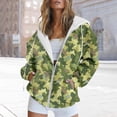 thumbnail image 2 of WZXFASHION Women'S Fashionable And Simple Zipper Hooded Drawstring Pocket Cardigan Sweatshirt Clearance Sales Today Deals Prime pullover sweater, 2 of 4