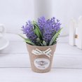 thumbnail image 1 of Artificial Plant Decorative Flowers Fake Flowers Mini Potted Bonsai Green Plant, 1 of 7