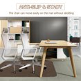 thumbnail image 4 of Graflsoa Self-Adhesive PVC Non-Slip Chair Mat for Floor Protection, 120x90cm, Beige, Durable Polyester Fiber, Odorless & Eco-Friendly, 4 of 6