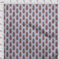 thumbnail image 3 of oneOone Georgette Viscose Fabric Leaves|Floral & Paisley Block Decor Fabric Printed BTY 42 Inch Wide, 3 of 4