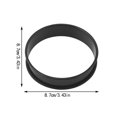 thumbnail image 3 of Hearth & Gear Stainless Steel English Ring Circular Baking Tool Cake Cooking Metal Ring For Baking Ceramic Baking Sheets for Oven Glass Bakeware with Lids for Oven Ceramic Bakeware Set with Lids, 3 of 4