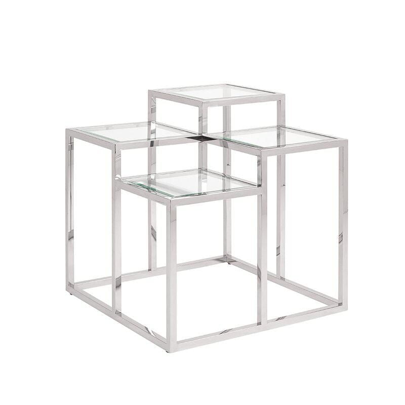 End Table Silver Base