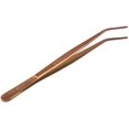 thumbnail image 3 of O'Creme Stainless Steel Precision Kitchen Culinary 8 Inch Tweezer Tongs (8" Curved, Rose Gold), 3 of 3