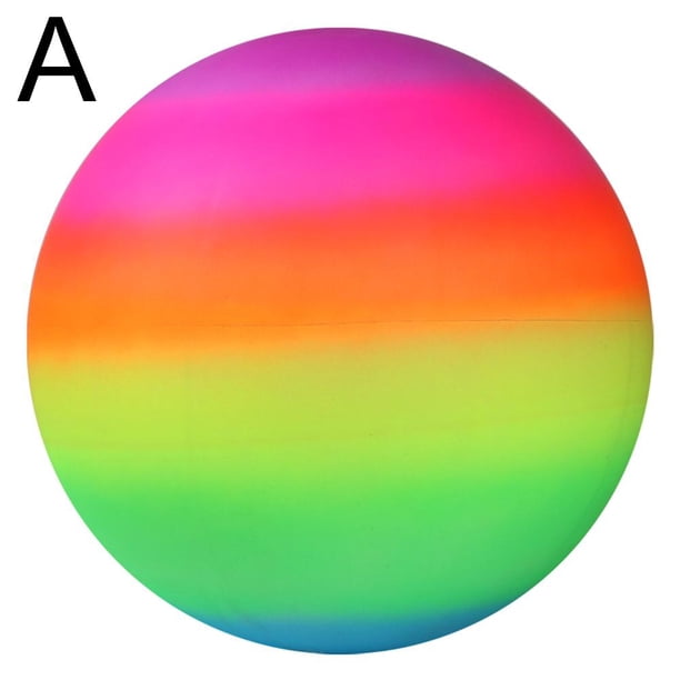 ZHOUJIE Ballon Arc-en-Ciel 8.5 Pouces Pour Jeux De Cour | Balle En PVC Pour Balle Au Prisonnier, Plage, Anniversaire