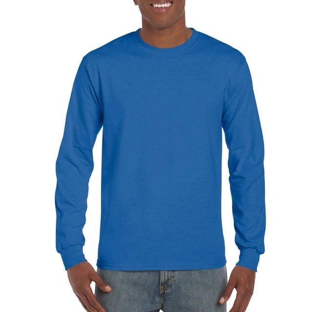 Gildan Men's Ultra Cotton Jersey Long Sleeve Tee,