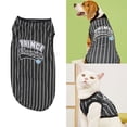 thumbnail image 3 of Pet Vertical Stripes Vest Vertical Stripes Classic Loose Prevent Sunburn Avoid Hair Loss Pet Clothes For Pets And Dogs, 3 of 8