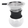 thumbnail image 4 of Cafetière à Verser, Cafetière en Verre Réutilisable Accessoire de Café Cafetière avec Filtre Confort Ultime, 4 of 6