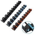 thumbnail image 2 of Fishing Pole Rack Wall Mounted Fishing Rod Holder Vertical 9 Rod Rack for Garage, 2 of 10