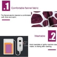 thumbnail image 3 of USB Heating Blanket Lengthened and Widened 5V Thermal Shawl Knee Pad Blanket (adjustable) Multipurpose Blanket Soft Breathable Machine Washable All-Season Throw Blanket for Hot Sleepers, 3 of 7