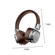 Meitianfacai Noise Cancelling Headphones Headphones Headphones Over Ear with Mic Deep Bass, Comfortable Protein Earpads, 12 Hours Playtime for Travel/Work