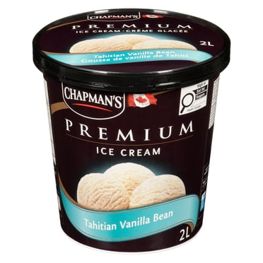 Chapman's Premium Tahitian Vanilla Bean Ice Cream in a Tub, 2L