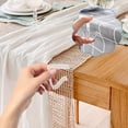thumbnail image 4 of Tranfacy Home and Kitchen,Kitchen Gadgets,Kitchen Necessary Transparent Non-Slip Tablecloth Clips for Dining Table - Secure Hold Easy to Use, 4 of 4