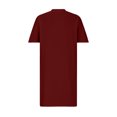 thumbnail image 5 of EQWLJWE Robes d'Été pour Femmes 2023 Robe Grande Taille pour Femmes Col en V Robes d'Été Décontractées avec Poche Genou Manches Courtes avec Poches, 5 of 5