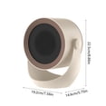 thumbnail image 3 of PEONAVET P Lastic Heater Winter Desktop Heater Small Fast Heating Home Office Foot Warmer Energy-saving Portable Desktop Fan Heater, 3 of 6