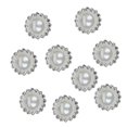 thumbnail image 2 of tredstone 10Pcs Rhinestone Faux Pearl Buttons 16mm Round Retro Metal DIY Sew Embellishments Craft for Clothes Bag Shoes, 2 of 9
