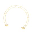 thumbnail image 4 of Elodie DIY Double Circle Balloon Arch Frame 240x200cm for Graduation Season Parties Golden, 4 of 8