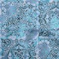 thumbnail image 1 of oneOone Velvet Light Blue Fabric Asian Sewing Craft Projects Fabric Prints By Yard 58 Inch Wide, 1 of 4