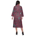 thumbnail image 3 of Moomaya Printed WoMen's Robe Dressing Gown With Pockets Bath Robe Girls, 3 of 6