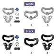 thumbnail image 2 of Silicone Eye Cover Rocker Cap Face Pad Set Mat VR Accessories For Oculus Quest 2, 2 of 9