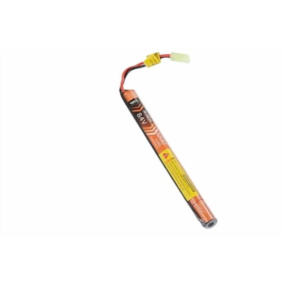 Lancer Tactical Batterie Airsoft NIMH 8,4 V Compatible avec la Plupart des AEG M4 Airsoft - (8,4 V, Bâton 1200 mAh Tamiya)