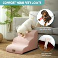 thumbnail image 3 of Dog Stairs for Small Dogs .” H Pet Step with Leakproof Cover High Density Foam Cat Ramp for Couch Sofa or Chair Lightweight Durable Comfort .x.x Step, 3 of 7