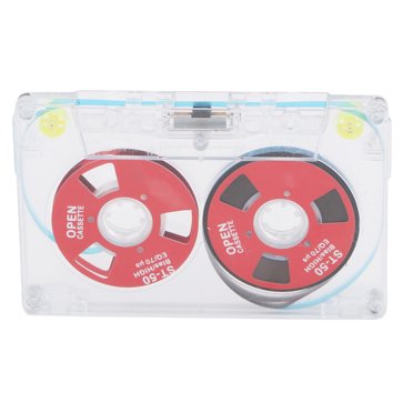 Cassette Tape, Blank Cassette Tapes for Recording Blank Audio Tapes Clear Audio Cassette Tape Colored Cassettes Tapes Empty Cassette Tape