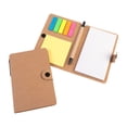 thumbnail image 1 of Notes Autocollantes Brunes avec Stylo, Bloc-Notes Mémo Autocollant, Bloc-Notes, Planificateur de Bureau et d'École, Journal, Fournitures d'Écriture, Notes de Rappel Brunes, Compagnon de Bureau, 1 of 6
