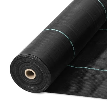 KFFKFF 13FTx108FT Superior Strength Weed Barrier Landscape Material, 5OZ Geotextile Fabric for Under Gravel, Excellent Permeability for Weed Restriction Mat, Driveway Material