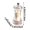 thumbnail image 3 of YYHQDS Transparent Manual Pepper Grinder, Customizable Ceramic Core Spice Grinder, Kitchen Seasoning Bottle with Adjustable Thickness Settings Clearance Sales Today Deals Prime, 3 of 7