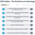thumbnail image 2 of StarTech Câble Ethernet CAT6 9 Pieds - Green CAT 6 Gigabit - 650mhz 100W PoE RJ45 UTP Réseau/cordon de Réparation, 2 of 5