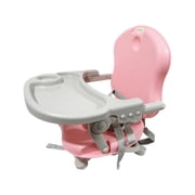 High Chair for Toddlers Folding Booster Seat for Travel Dining Toddlers Pink
