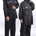 thumbnail image 3 of Ensemble Imperméable pour Homme Masque Imperméable Manteau de Pluie Extérieur Travail Randonnée Cyclisme Pêche Imperméable Manteau de Pluie Anti-Tempête, TTTG, 3 of 5