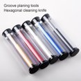 thumbnail image 3 of Golf Club Grooves Sharpener Regroover Aluminum Alloy Groove Sharpener Regroover Non-slip Handle Iron Wedge Cleaning Sharpening Tool Repair Portable Red, 3 of 8