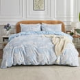 thumbnail image 1 of Gogreen Queen Duvet Cover Set, Soft & Breathable Microfiber 3 Pieces Queen Bedding Sets, Pattern Queen Comfy Duvet Cover Set, with Zipper Closure (Queen), 1 of 8