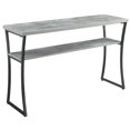 thumbnail image 2 of Convenience Concepts X-Calibur Table Console, Fini Bois de Bouleau Synthétique Gris, 2 of 2