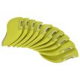 thumbnail image 1 of Unique Bargains Protection Sleeve Visible Window Golf Club Iron Head Covers Yellow 10 Pack, 1 of 5