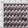 thumbnail image 1 of oneOone Silk Tabby Fabric Chevron Geometric Fabric Prints By Yard 42 Inch Wide, 1 of 4