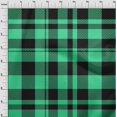 thumbnail image 4 of oneOone Tissu Polyester Spandex Vert Mer Tissu Tartan pour Couture Tissu d'Artisanat Imprimé au Mètre 56 Pouces de Large, 4 of 4